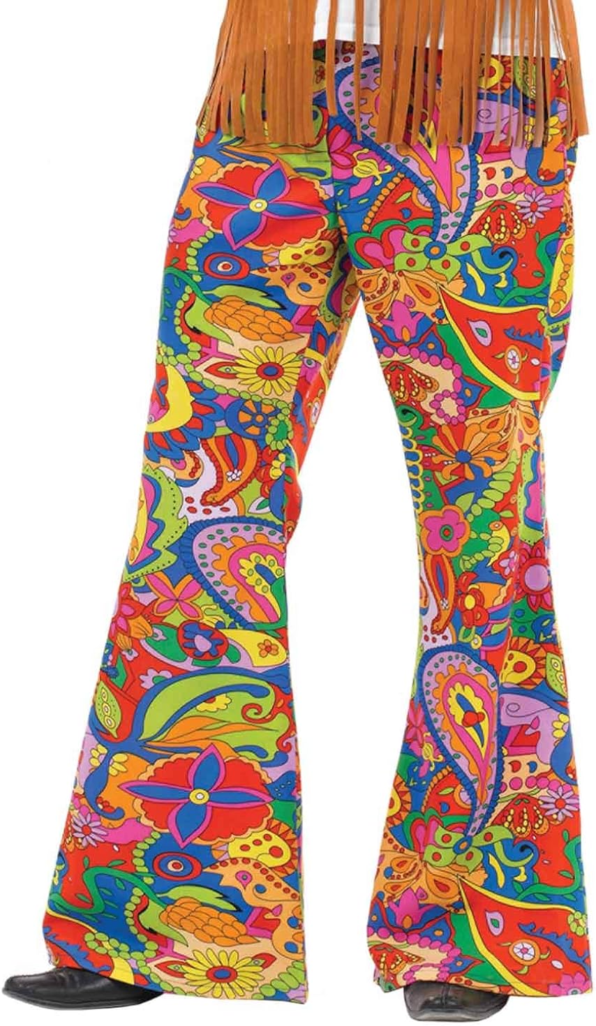 hippy flared trousers