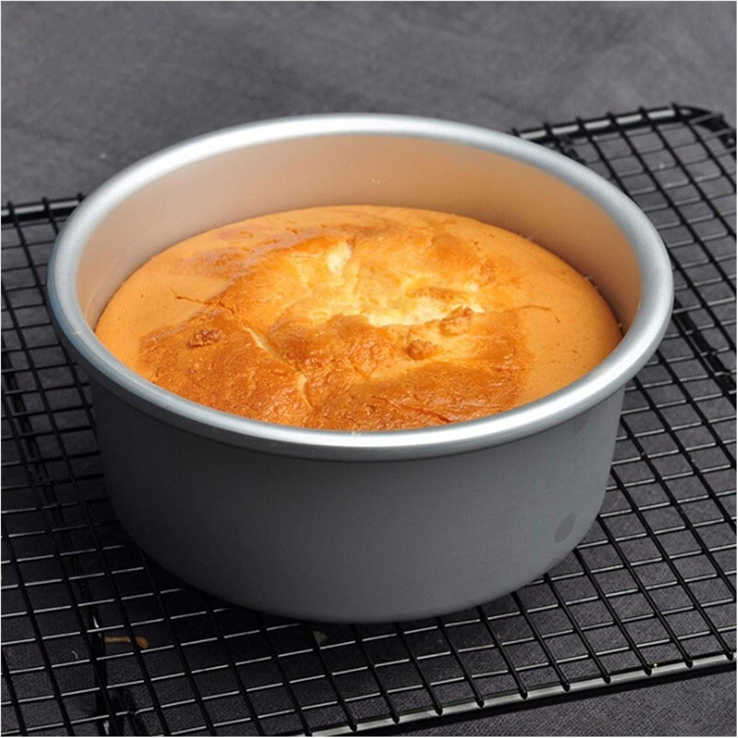MJJCake Pan Baking Mold Bread Tin Round Cake Pan Aluminum Alloy