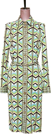 Amazon ダイアンフォンファステンバーグ Diane Von Furstenberg プリントシャツドレスワンピース ワンピース チュニック 通販