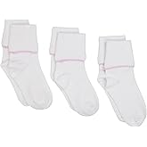 Jefferies Socks Girls 2-6X Seamless Tatted Edge Sock