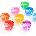 Capsule Vending Machine Translucent Round Capsules Empty 50 pcs 1.26 inch - Gumball Machine Capsules Bulk Party Favors Containers - Easter Basket Stuffers Gifts Pinata Stuffers DIY Craft Supplies