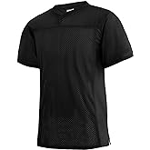EALER Blank Football Jersey Mesh Athletic Football Shirt Practice Sports Uniform