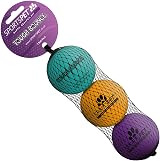 SPORTSPET Tough Bounce Rubber Dog Balls 65mm 3 Pack Tennis Size view 2