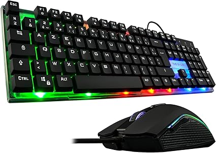 The G Lab Combo Zinc Pack De Teclado Gaming Usb Y Raton Multicolor Retroiluminacion Teclado Gaming Qwerty The Amazon Fr High Tech