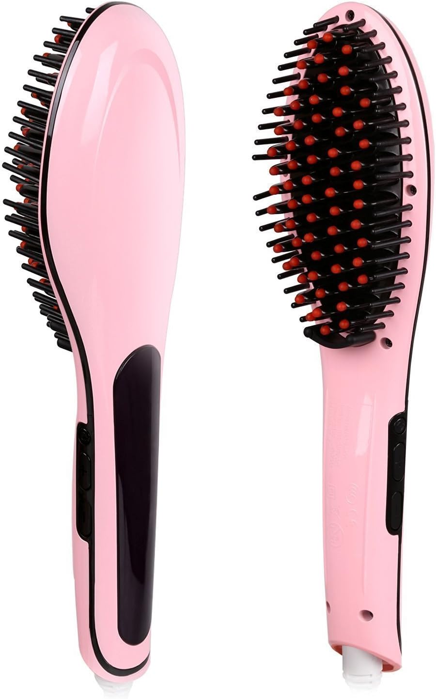 ShoppoZone Fast Hot Hair Straightener Comb Brush Lcd Screen Flat Iron Styling
