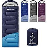 TANSTRIDER Sleeping Bags for Adults Warm Weather,Backpacking Compact Lightweight Camping Sleeping Bag with Compression Sack for Kids,Camping Essentials Gear for Hiking,Travel,Climb,Outdoor, Indoor
