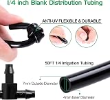 MIXC Drip Irrigation Kit 15M 50FT 1/4 Inch Tubing Water Saving Adjustable view 4