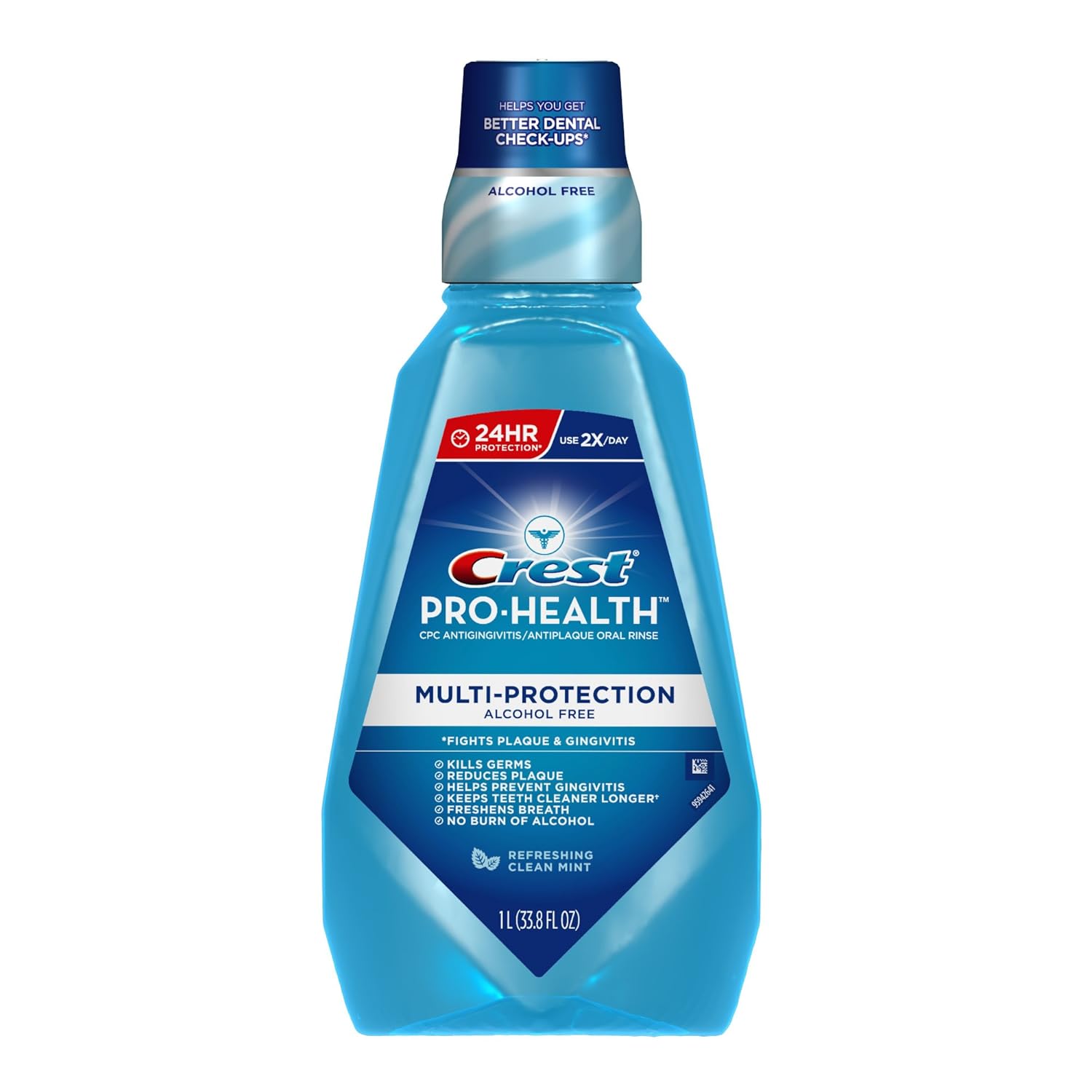 Crest pro health mouth wash with refreshing clean mint 1 ltr Amazon