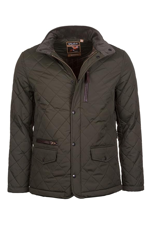 Rydale Mens Wetherby Quilted Jacket Dark Olive Amazon.co.uk Clothing