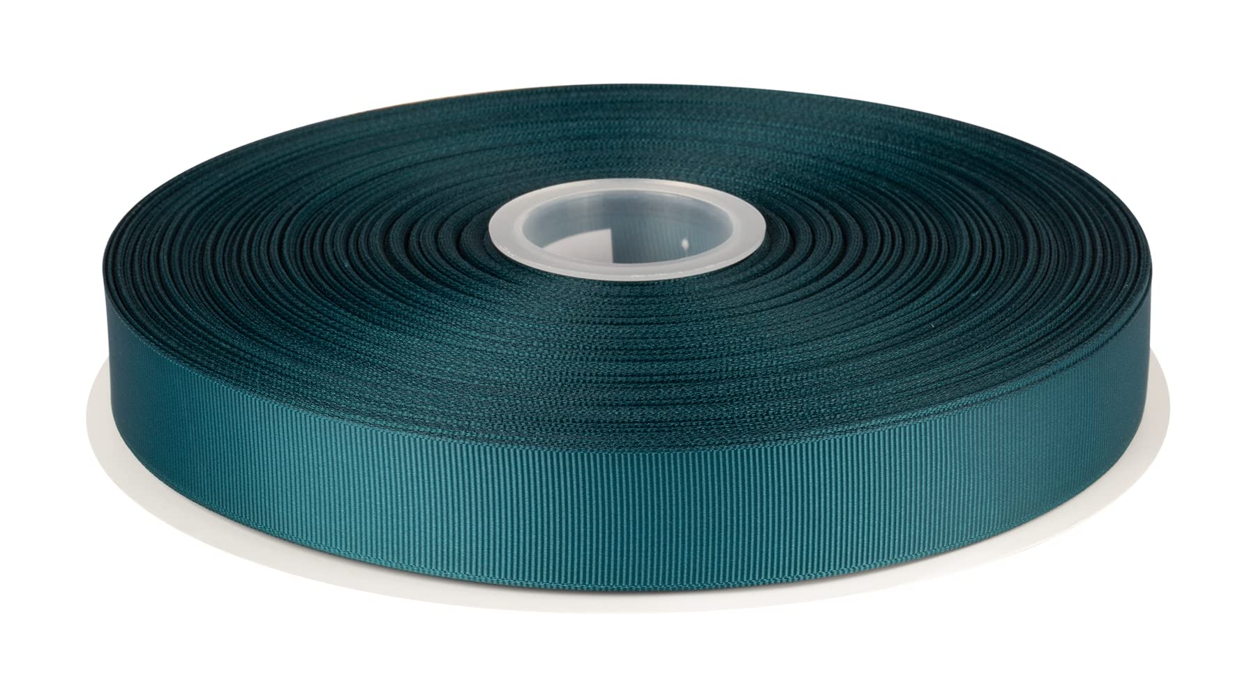 Fondersy 25mm X 91M Solid Grosgrain Ribbon for Gift Wrapping, Parties, Wedding Decoration, Crafts Sewing(Teal)