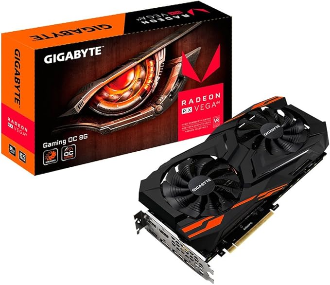 Gigabyte Radeon Computer Graphics Cards (GVRXVEGA64GAMING OC8GD