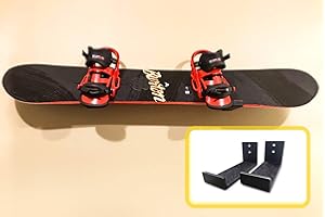 AA PRODUCTS INC. AA Products A Couple of Aluminium Snowboard Display Wall Mount Rack w/Protective Lining