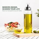 hotder 17oz Olive Oil Dispenser Bottles 2Pack Drizzler Wide Neck Glass view 4