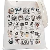 POFULL Photographer Gift Camera Lover Gift Photography Gifts Cameraman Gift Photographer Jobs Gift Camera Tote Bag