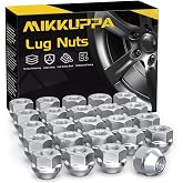 MIKKUPPA M14x1.5 Open End Lug Nuts, 24PCS Replacement for Chevy GMC Wheel | 24PCS Chrome Open End Nuts, Replacement for Chevy Silverado Colorado Suburban Tahoe GMC Sierra Yukon Ford F150 Ram 1500