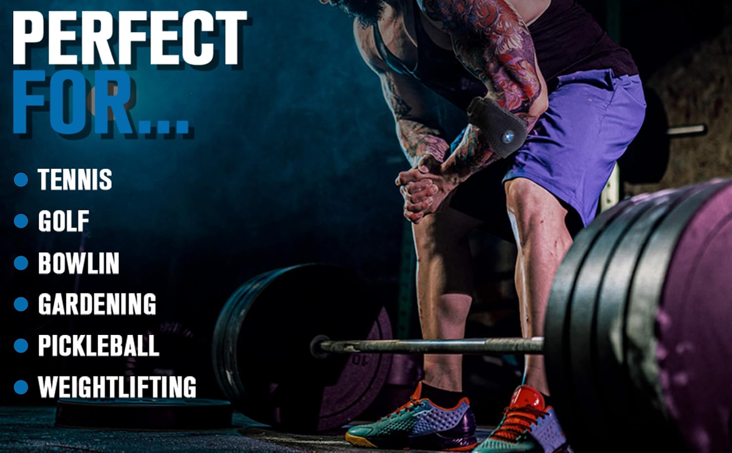 Tennis Elbow Brace by RiptGear – Brace for Elbow Tendonitis Golfer Elbow and Other Elbow Injuries. Provides Comfortable Compression for Elbow Pain Relief: Industrial & Scientific