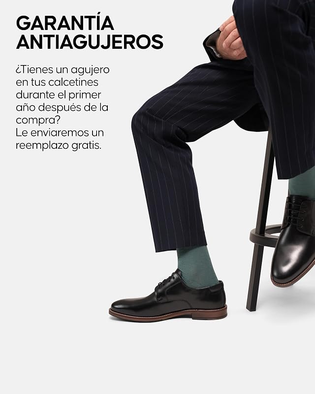 RESISTÊNCIA DINAMARQUESA Meias de Bambu Masculinas, Unissexo, Pack de 6, Macio e Respirável, Preto, 39-42