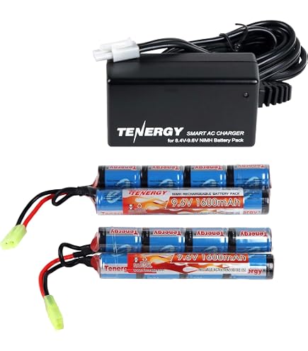 Amazon.com: Lancer Tactical Nimh Battery Pack with Charger, Two