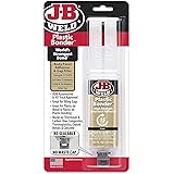 J-B Weld 50133 Plastic Bonder Structural Adhesive Syringe - Tan - 25 ml