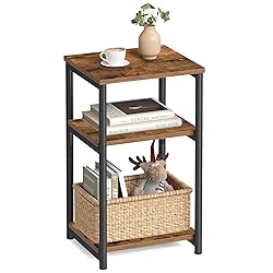 VASAGLE Side Table, Small End Table, Tall