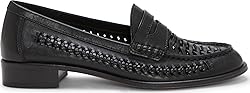 Vince Camuto Women's Calie Loafer Flat, Black, 5.5