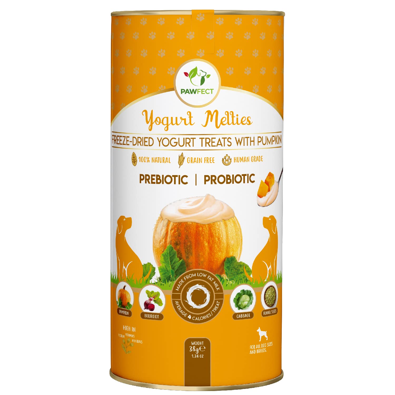 Pawfect Foods Yogurt MELTIES with Pumpkin