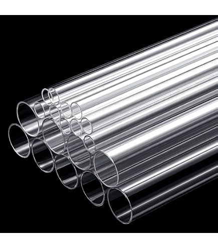 Clear Acrylic Plastic Tube - 3/4" OD, 5/8" ID, 36 Inch Long - Perfect For DIY, Crafts, Display & Projects