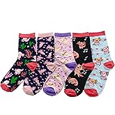 ZVUZVO 5 Pairs Cute Socks Set Gifts For Women Men,Funny Novelty Crew Casual Sock