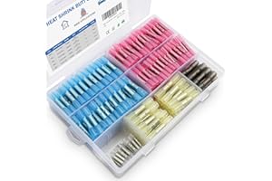 ONSSKI 240 PCS Heat Shrink Butt Connectors Kit - Waterproof Wire Connectors Insulated Electrical Terminals Connectors