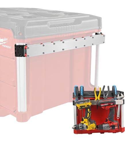 12" Magnetic Rail For Milwaukee Packout System - Organize Tools With Strong Magnet