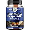 Diosmin Hesperidin 1000mg Complex for Circulation - Hesperidin & Diosmin Complex 1000mg from Bitter Orange for Vein Support - ISO 17025 Lab Tested - Vegan Non-GMO & Gluten Free (2 Month Supply)