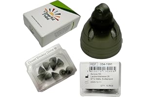CHEERFULPOINT Phonak Closed Smokey Domes – Medium Size (M) – (054-1991) – 10 Pack – Compatible with Marvel, Paradise, Lumity RIC Devices – Original Phonak Replacement
