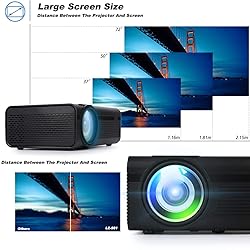 Living Enrichment Mini Projector, Built-in Dual