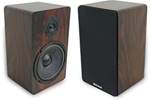 Rockville Pair RockShelf 68D V2 400W Bookshelf Speakers 8 Ohm, Kevlar Woofers, Silk Dome Tweeter, MDF Cabinet, for Home Theater and Audiophiles
