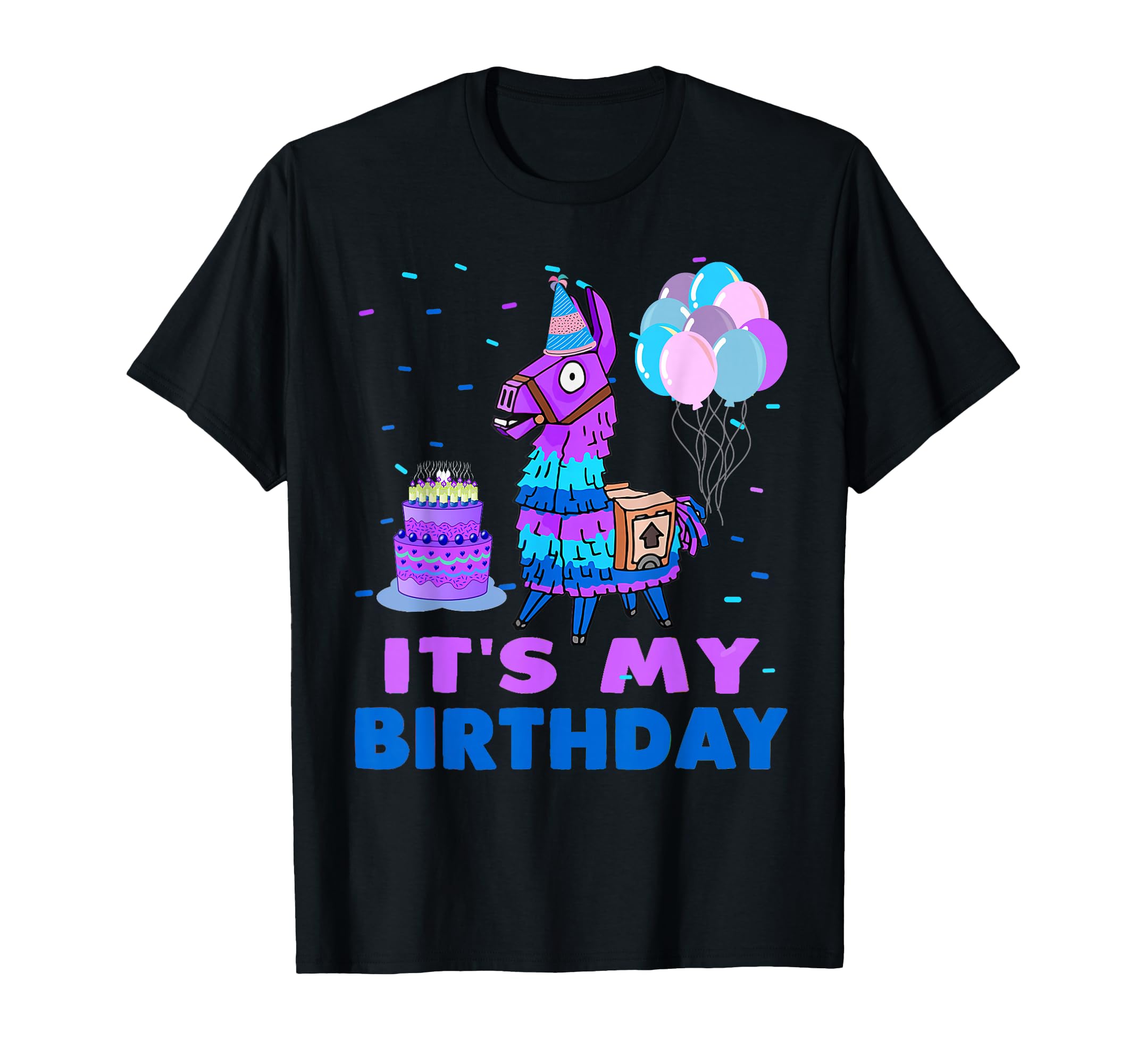 Photo 1 of LARGE-It's My Birthday For Llama Party T-Shirt