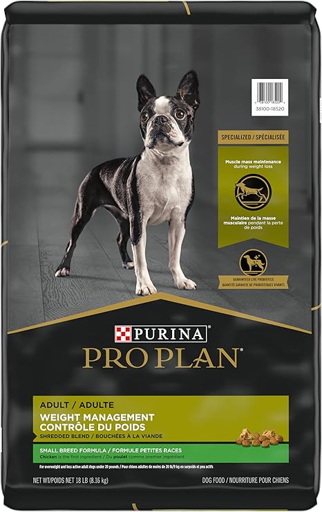 Weight management dog food for small breeds Clearance