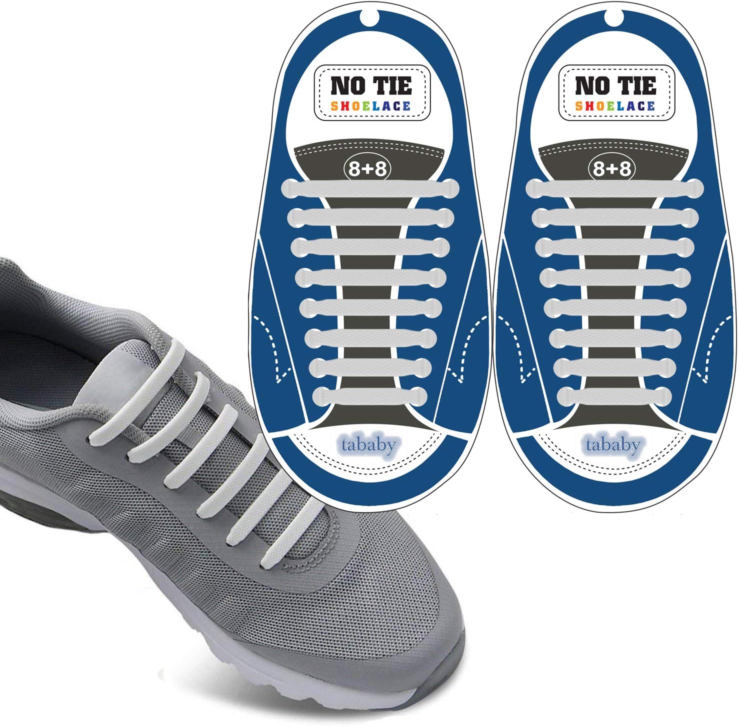 No Tie Shoelaces for Men and Women Best in Sports Fan Shoelaces â Waterproof Silicon Flat