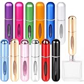 YXGTHGQZ 12 Pack Refillable Perfume Atomizer Spray Bottles for Travel &ndash; 5ml Mini Cologne Refillable Bottles, Portable Perfume Sprayers for Women &amp; Men, TSA Approved Family Set for Home and Travel Use