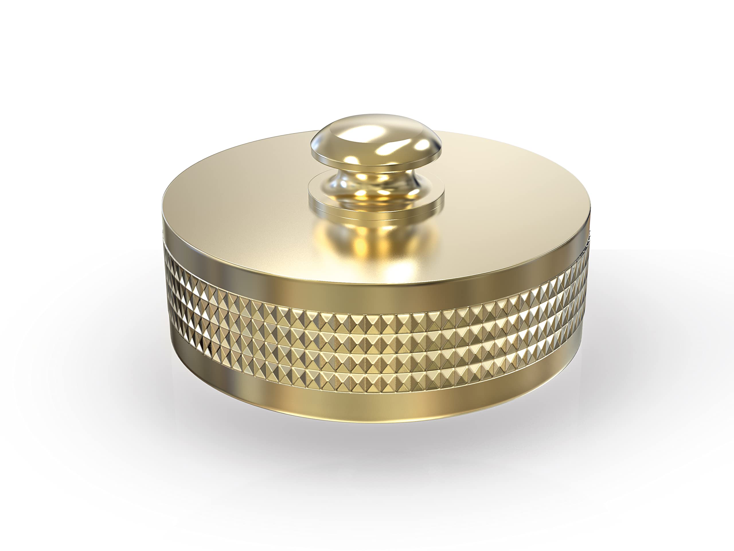 ABA Beul 20011.012.2 Round Cap with EPDM Washer and Internal Thread 1 1/4 Inch, Brass