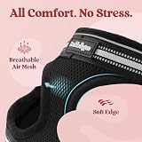 rabbitgoo Cat Harness and Leash Set Escape-Proof Extra Small Black Large view 7