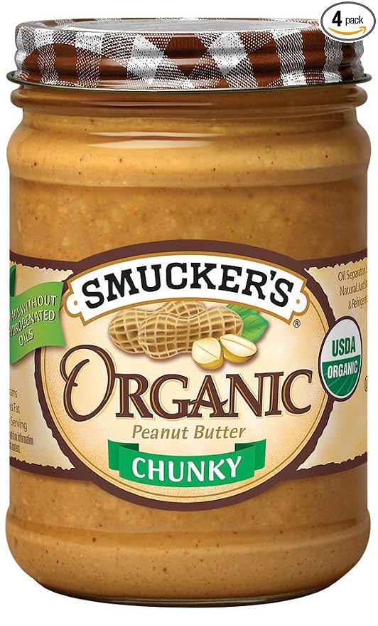 Smucker's Organic penutbutr chnky 16oz (051500053317)