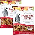 ZuPreem FruitBlend Flavor Pellets Bird Food for Parrots and Conures, 3.5 lb (Pack of 2) - Daily Blend Made in USA for Caiques