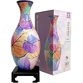 Vase Puzzle Models For Adults To Build Pintoo 3D Puzzle Vase Unique Flower Vase Made By 160 Curved Plastic Puzzle Pieces House Warming Ocean Puzzle Puzzle Vases