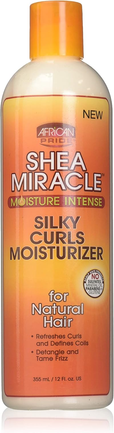 African Pride Shea Butter Miracle Silky Hair Moisturizer 355ml - Deep Hydration