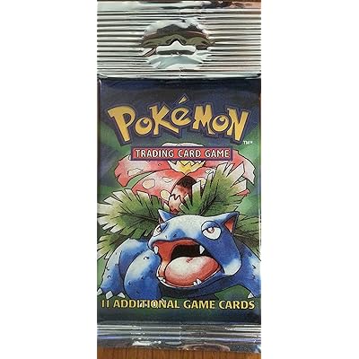 1 Pokemon Base Set Booster Pack Venusaur Art Brazil | Ubuy