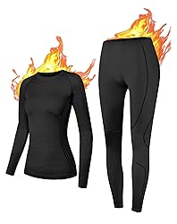 NOOYME Thermal Underwear for Women Base Layer Women