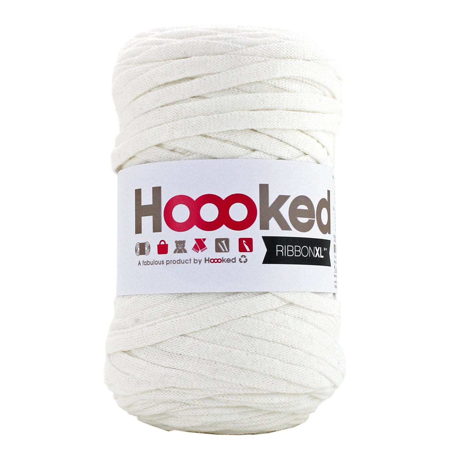 Yarn Ribbon XL Pearl WHTE