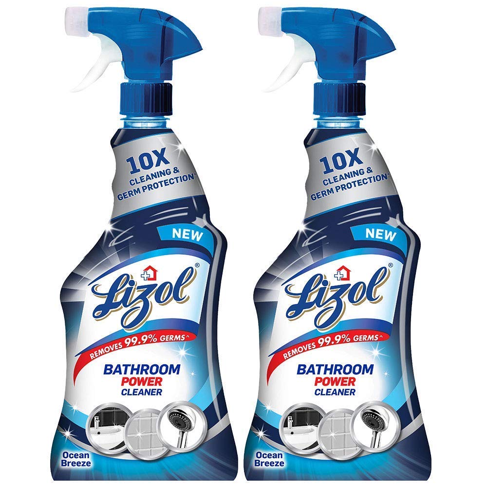 Lizol Bathroom Power Cleaner Liquid Spray 450ml (Pack of 2) Amazon.in Health & Personal Care