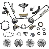 SUSUCAR 3.6 Timing Chain Kit w/VVT Sprocket for Chevy Traverse Camaro GMC Acadia Cadillac CTS SRX Buick Enclave Lacrosse 3.0L 3.6L Replace # 9-0753S