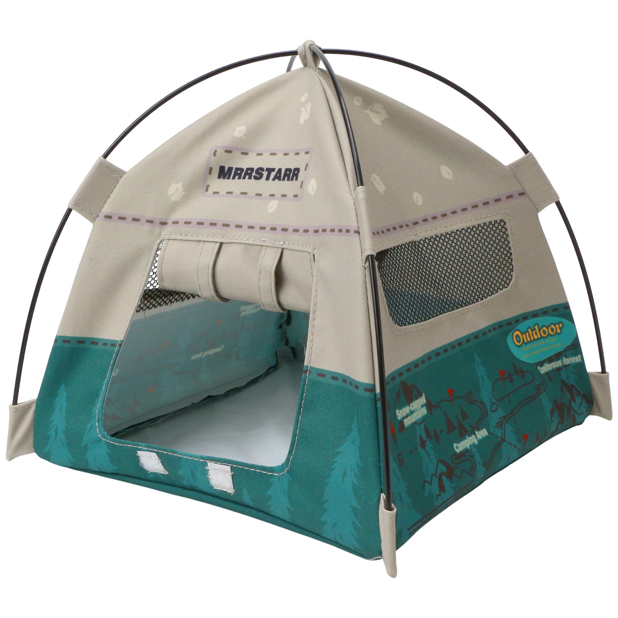 Photo 1 of 1/12 Scale Tent Miniature – 7 Inch Realistic Handmade Model for Mini Doll House Diorama Displays, Photography Props, Christmas Birthday Gift Decor, Movable Tent, Decorative Home Desktop Accessory